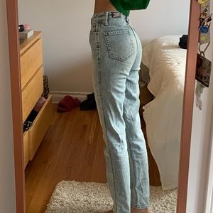 Hollister denim jeans.